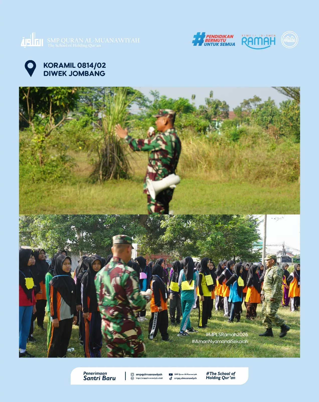 mpls ramah smp quran al muanawiyah 2026 hari 2