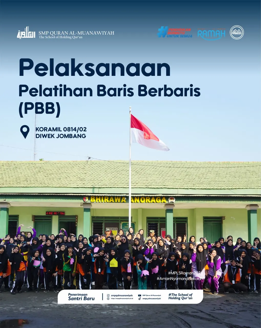 mpls ramah smp quran al muanawiyah 2026 hari 2