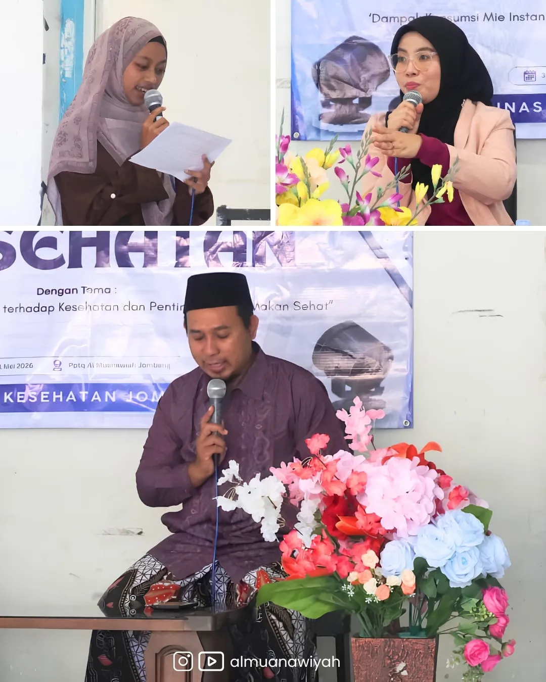 Seminar Kesehatan PPTQ Al Muanawiyah Pola Makan Sehat