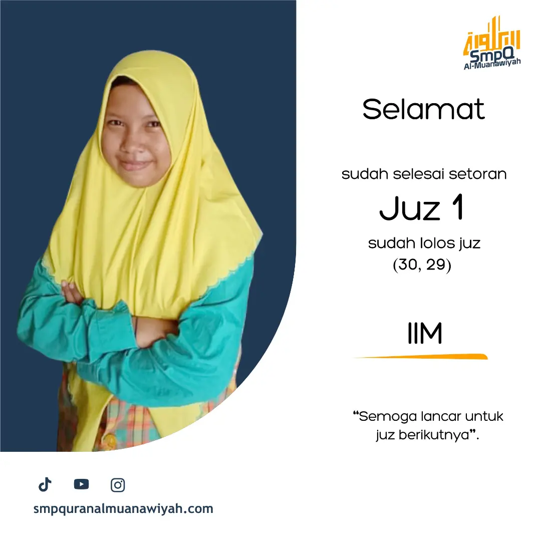 Capaian Program Tahfidz | Durrotul Hikmah Telah Menyelesaika Setoran Juz 1