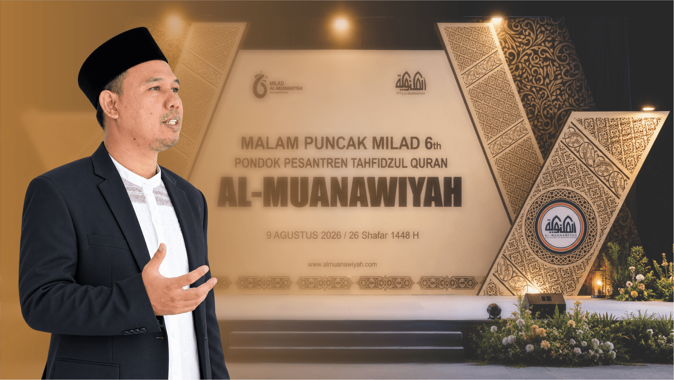 Milad ke 6 PPTQ Al-Muanawiyah "Shine Beyond the Sky"
